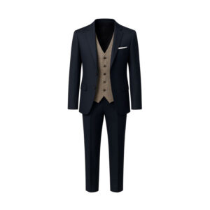 ست کت و شلوار و جلیقه مردانه مدل تک دکمه