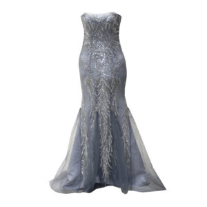 پیراهن یقه دکلته زنانه مدل فرخ