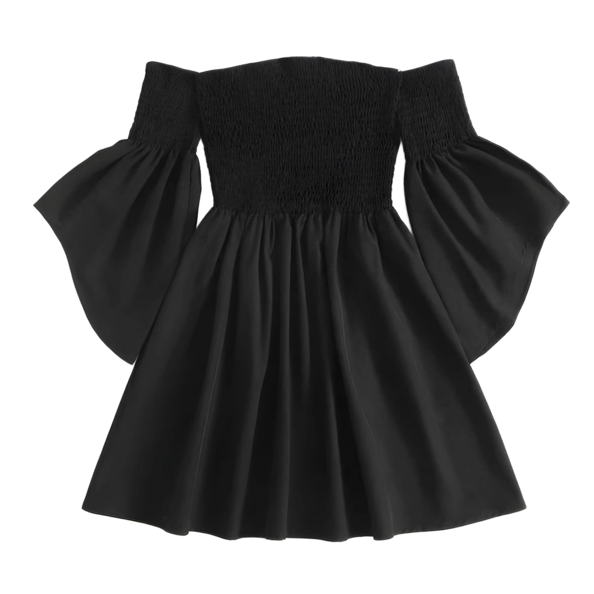 پیراهن زنانه مدل عروسکی رنگ مشکی پیراهن زنانه مدل عروسکی رنگ مشکی