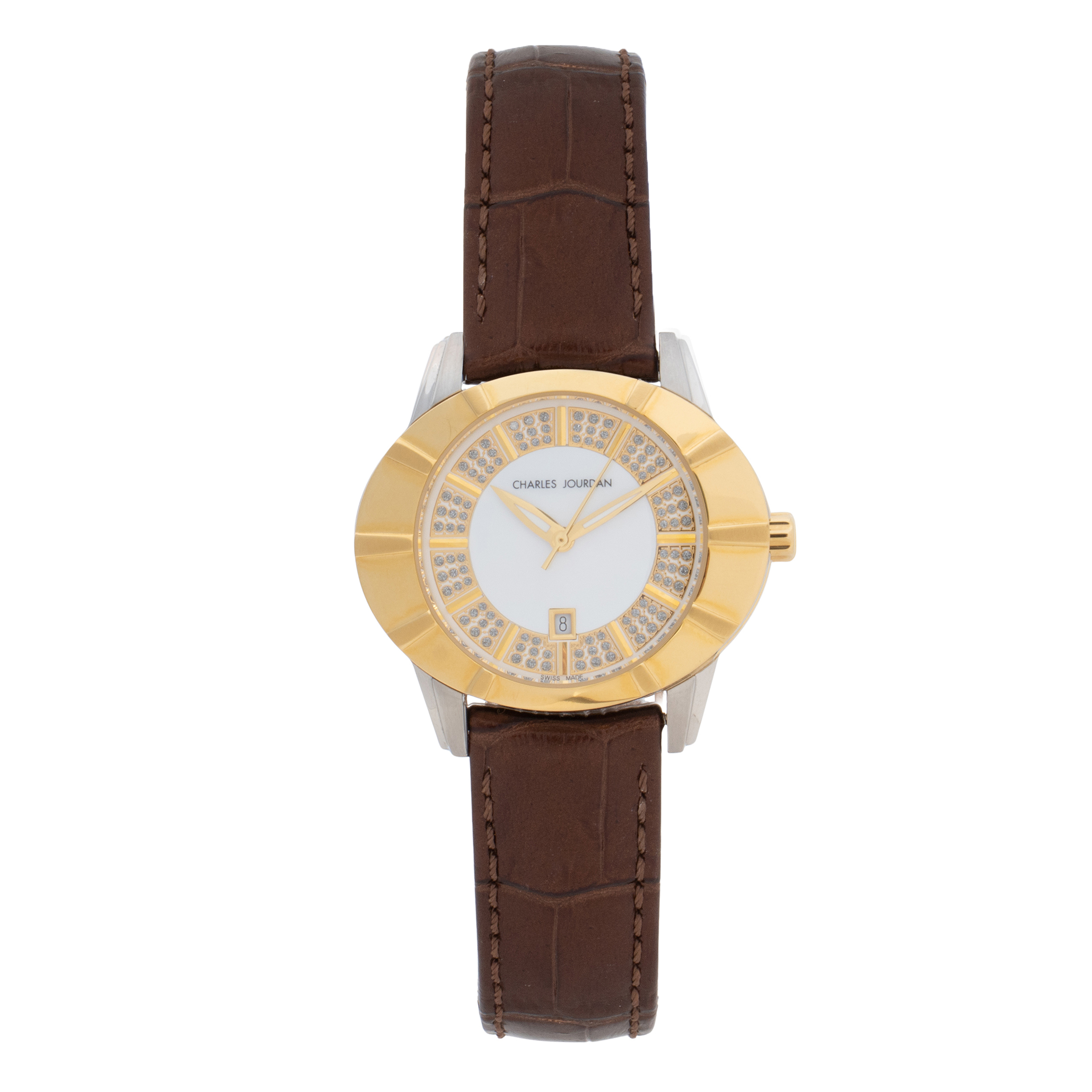 ساعت مچی عقربهای کوارتز زنانه چارلز جردن مدل MOON 184.23 ساعت مچی عقربهای کوارتز زنانه چارلز جردن مدل MOON 184.23